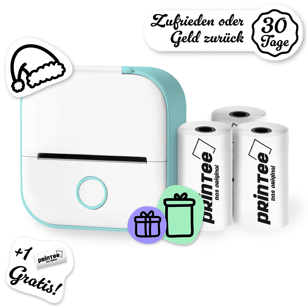 PRINTEE Mint mit Stickerpapier