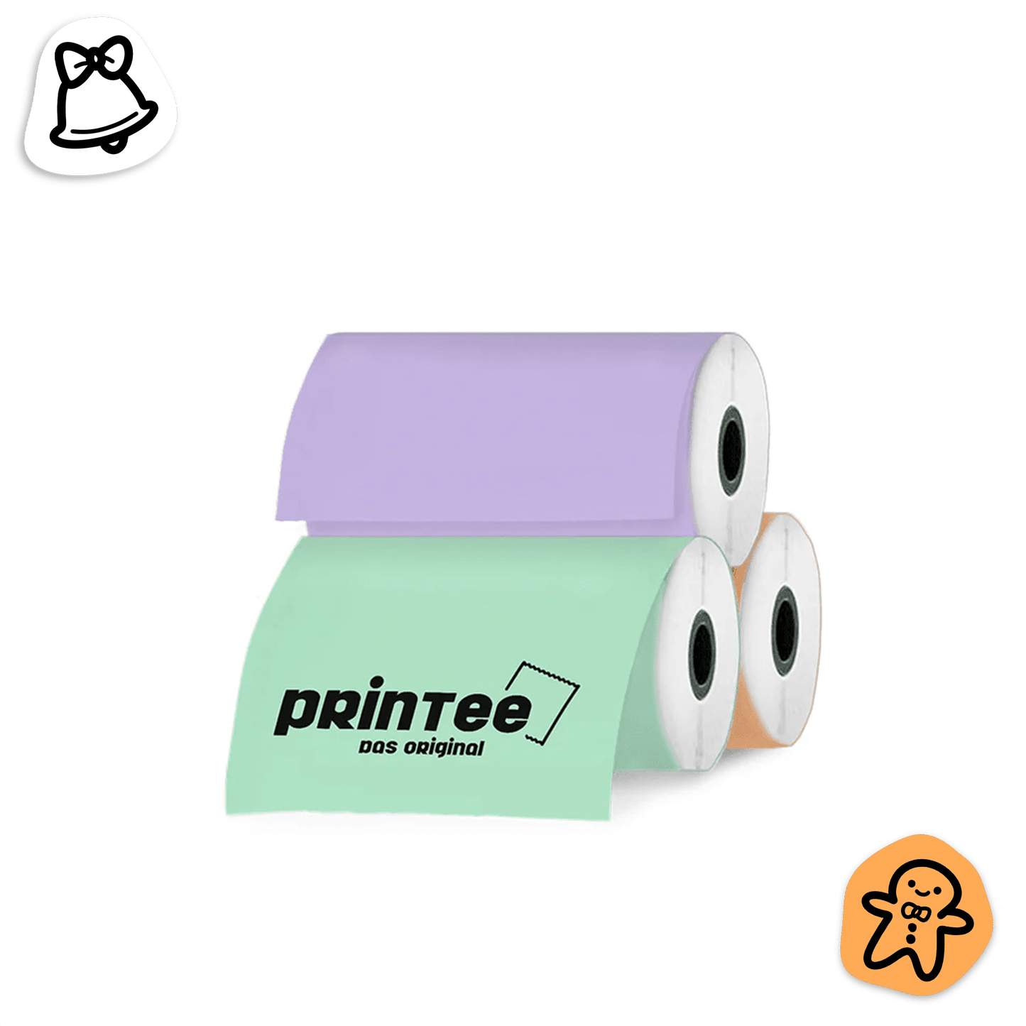 PRINTEE Stickerpapier Bunt