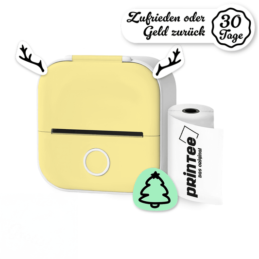 Special PRINTEE Gelb mit Stickerpapier