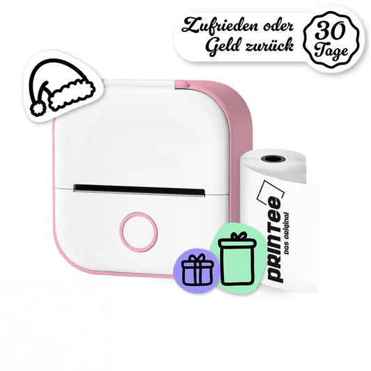 PRINTEE Rosa mit Stickerpapier